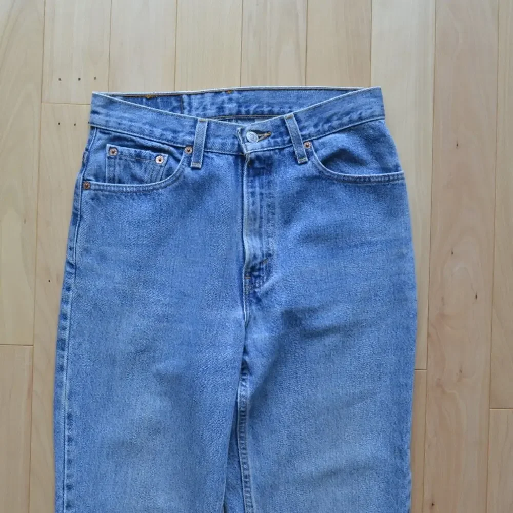 Vintage 90s Levi's 512 Denim Blue Jeans Size M
